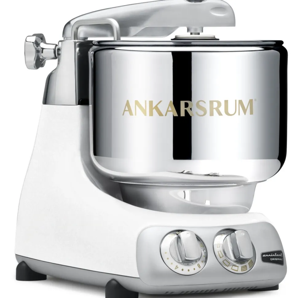 Ankarsrum Assistent Glossy White + Tillbehörspaket Deluxe