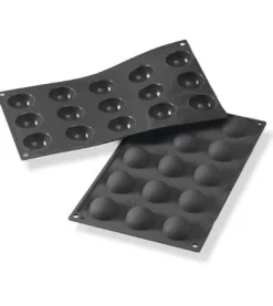 Bakform i silikon SF500, Halvsfär ø45mm - Martellato
