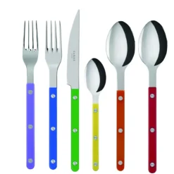 Bestickset, 24 delar, Bistrot, Blandade färger - Sabre Paris