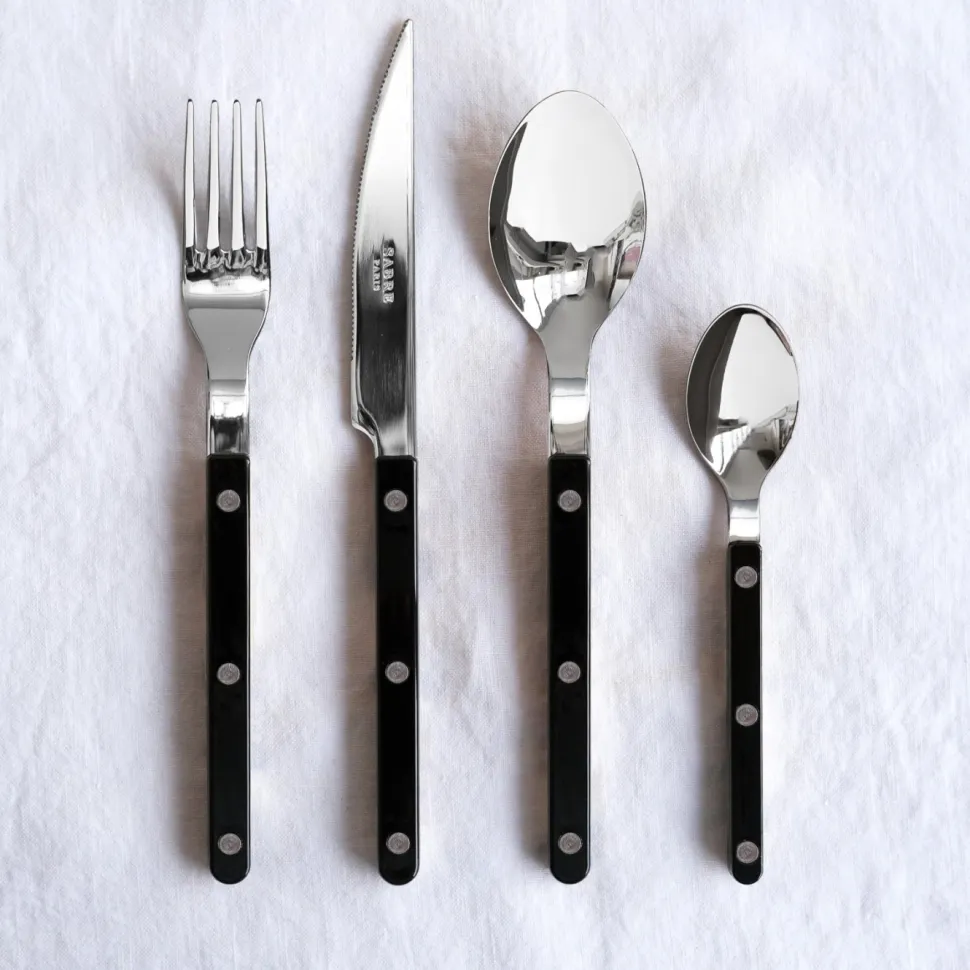 Bestickset, 24 delar, Bistrot, Black - Sabre Paris