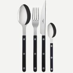 Bestickset, 4 delar, Bistrot, Black - Sabre Paris