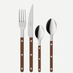 Bestickset, 4 delar, Bistrot, Chocolate - Sabre Paris