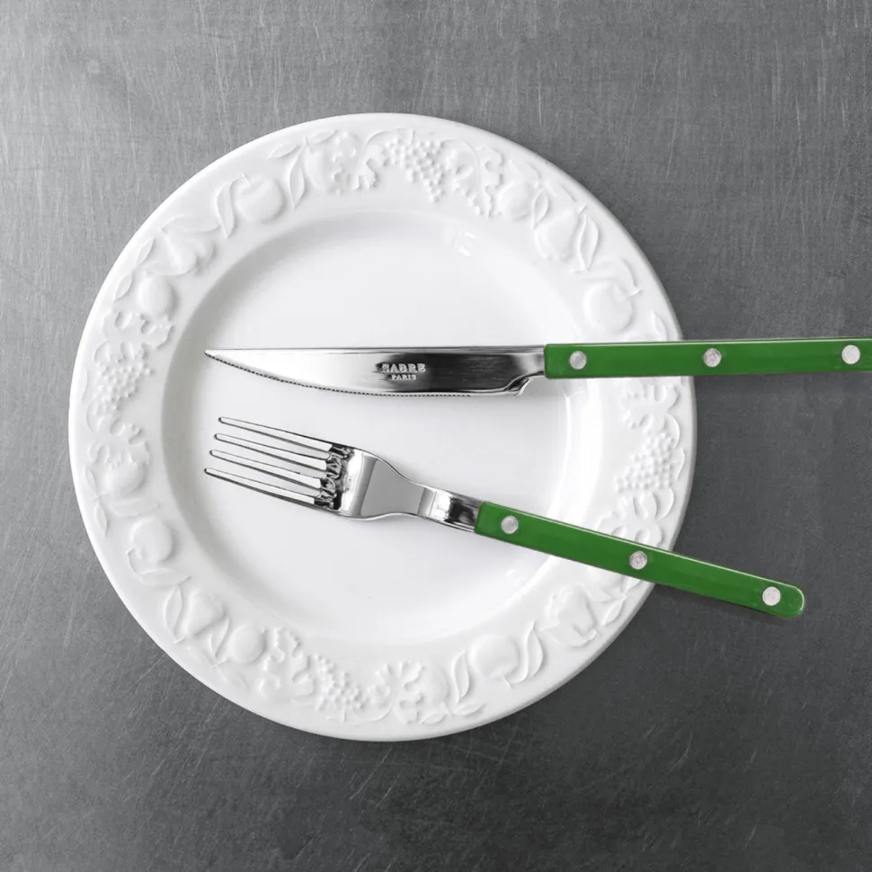 Bestickset, 4 delar, Bistrot, Green - Sabre Paris