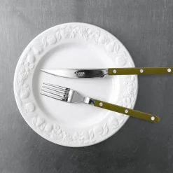 Bestickset, 4 delar, Bistrot, Green fern - Sabre Paris