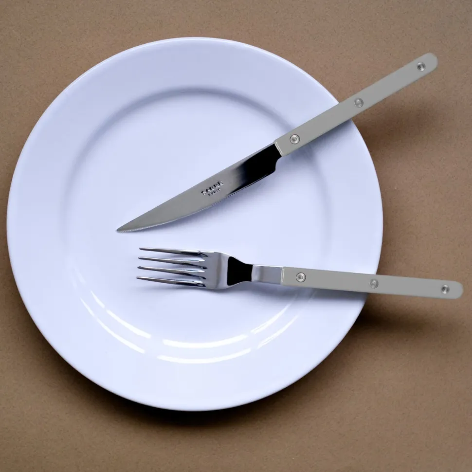 Bestickset, 4 delar, Bistrot, Grey - Sabre Paris
