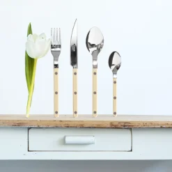 Bestickset, 4 delar, Bistrot, Ivory - Sabre Paris