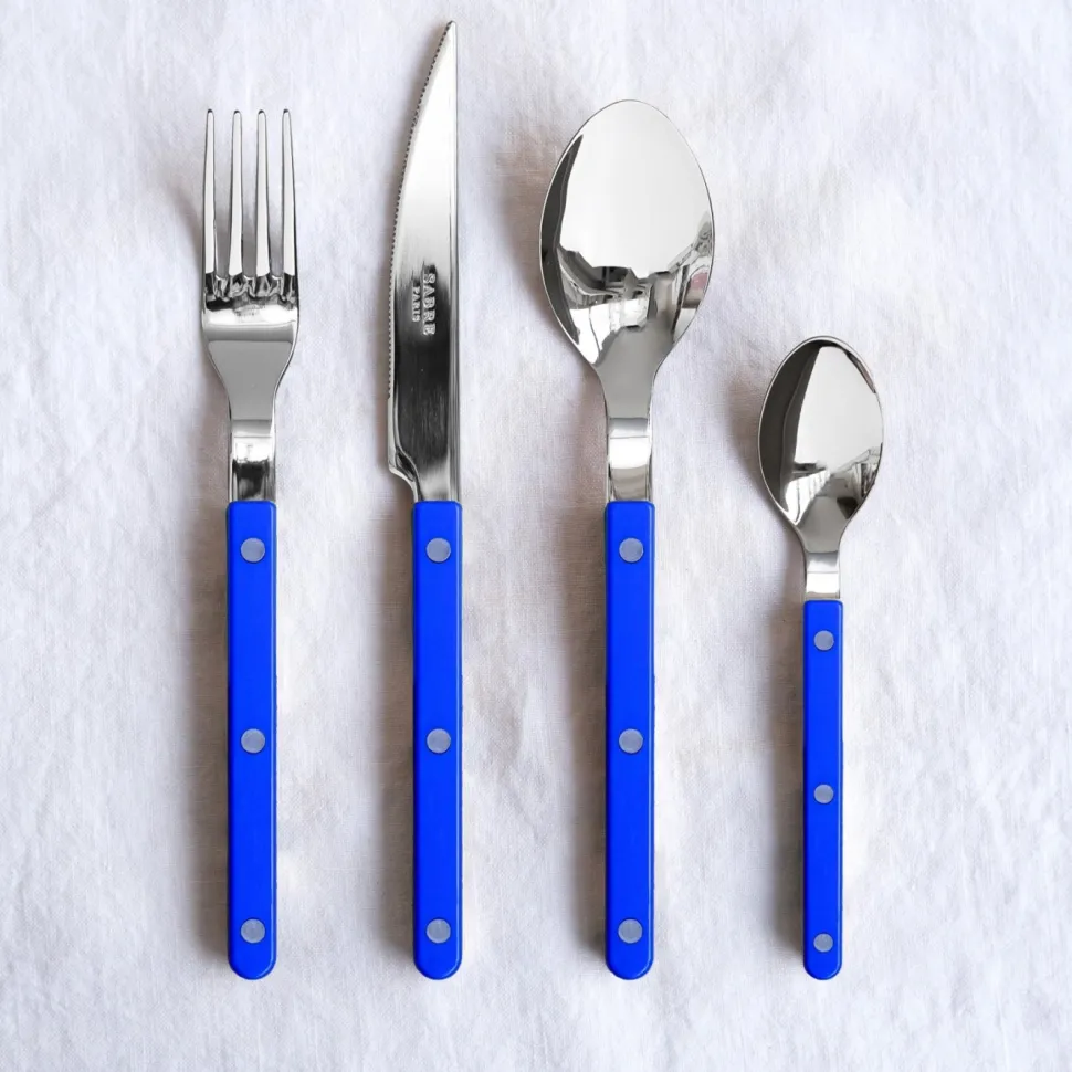 Bestickset, 4 delar, Bistrot, Lapis blue - Sabre Paris