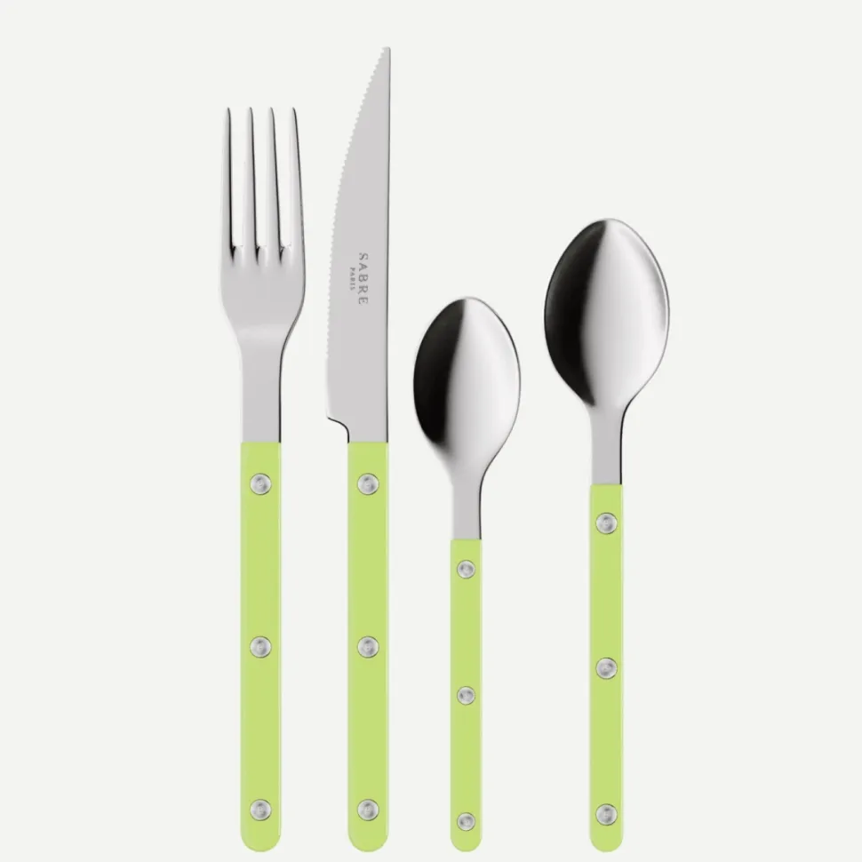 Bestickset, 4 delar, Bistrot, Lime - Sabre Paris