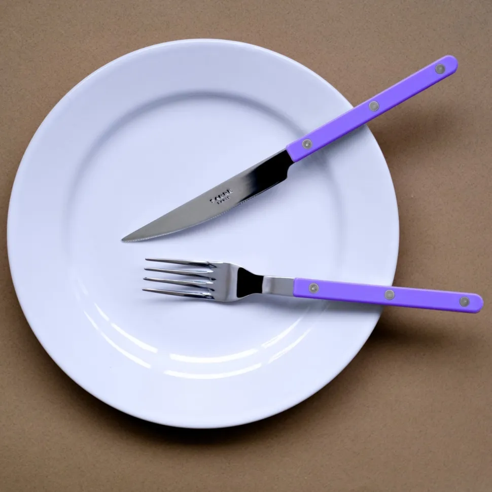 Bestickset, 24 delar, Bistrot, Mauve - Sabre Paris