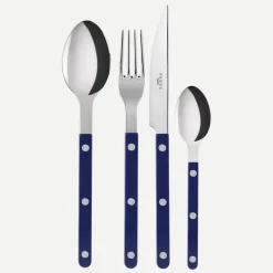 Bestickset, 4 delar, Bistrot, Navy Blue - Sabre Paris