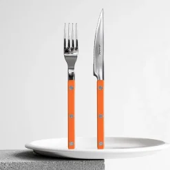 Bestickset, 4 delar, Bistrot, Orange - Sabre Paris