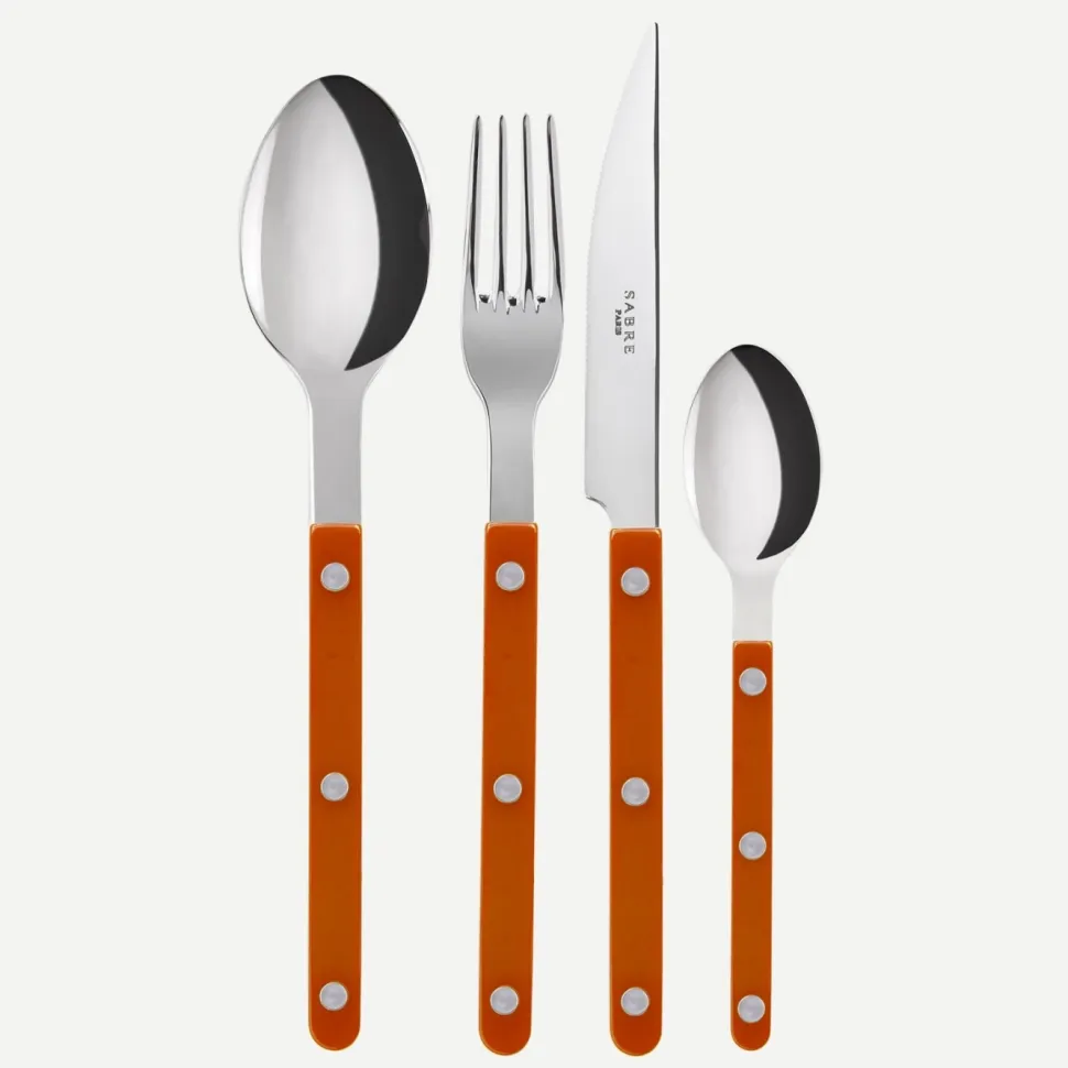 Bestickset, 24 delar, Bistrot, Orange - Sabre Paris