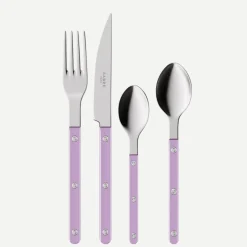 Bestickset, 4 delar, Bistrot Pearly, Lilac - Sabre Paris