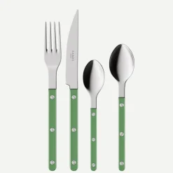 Bestickset, 24 delar, Bistrot Pearly, Garden green - Sabre Paris