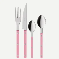 Bestickset, 24 delar, Bistrot Pearly, Soft pink - Sabre Paris