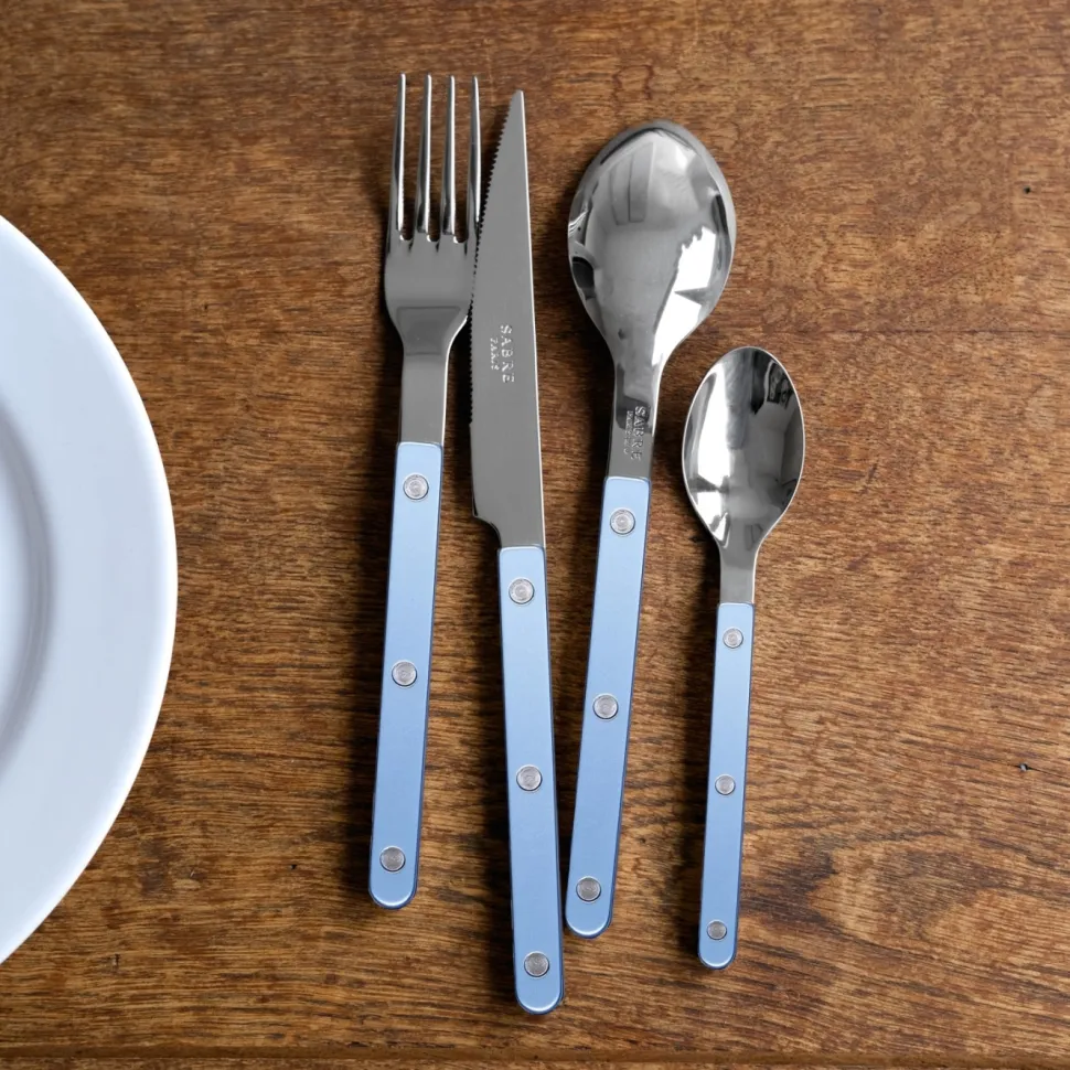 Bestickset, 24 delar, Bistrot Pearly, Light blue - Sabre Paris