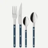Bestickset, 4 delar, Bistrot Pearly, Steel blue - Sabre Paris