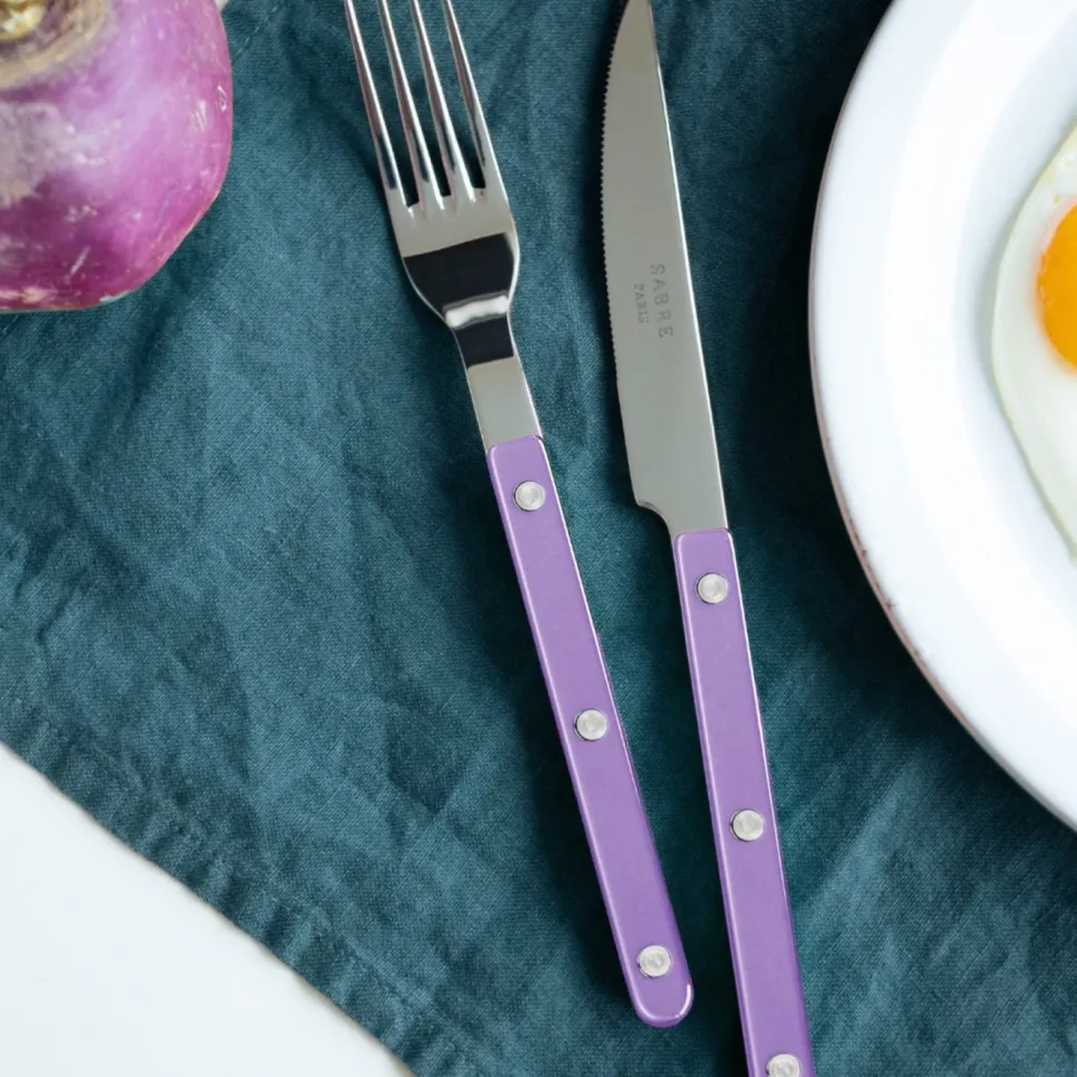 Bestickset, 24 delar, Bistrot Pearly, Lilac - Sabre Paris