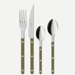 Bestickset, 24 delar, Bistrot Pearly, Olive - Sabre Paris