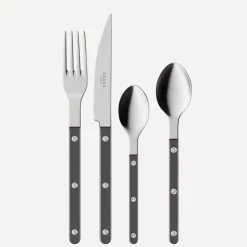 Bestickset, 24 delar, Bistrot Pearly, Dark grey - Sabre Paris