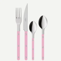 Bestickset, 4 delar, Bistrot, Pink - Sabre Paris