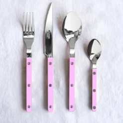 Bestickset, 4 delar, Bistrot, Pink - Sabre Paris