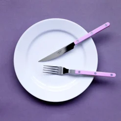 Bestickset, 24 delar, Bistrot, Pink - Sabre Paris