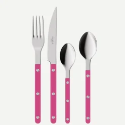 Bestickset, 4 delar, Bistrot, Raspberry - Sabre Paris