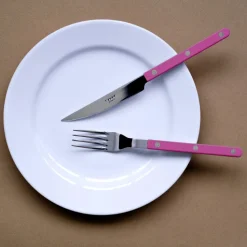 Bestickset, 24 delar, Bistrot, Raspberry - Sabre Paris