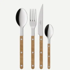 Bestickset, 4 delar, Bistrot Teak - Sabre Paris