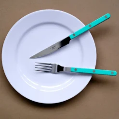 Bestickset, 4 delar, Bistrot, Turquoise - Sabre Paris