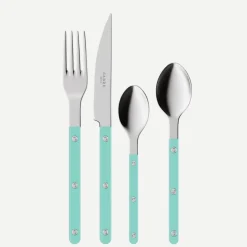 Bestickset, 24 delar, Bistrot, Turquoise - Sabre Paris