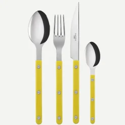 Bestickset, 4 delar, Bistrot, Yellow - Sabre Paris