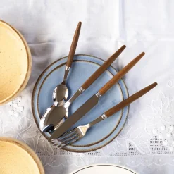 Bestickset, 24 delar, Jonc, Dark Wood- Sabre Paris