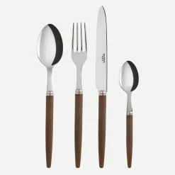 Bestickset, 4 delar, Jonc, Dark Wood- Sabre Paris