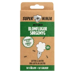 Blomsterflugefälla, 10-pack - Super Ninja