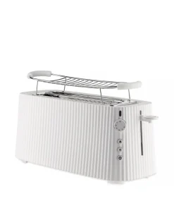 Brödrost, Lång modell, Plissé - Alessi - Vit