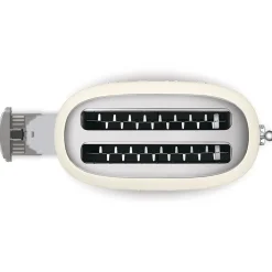 Brödrost, 4 skivor, Långa fack, Creme - Smeg