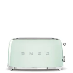 Brödrost, 4 skivor, Långa fack, Pastellgrön - Smeg