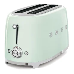 Brödrost, 4 skivor, Långa fack, Pastellgrön - Smeg