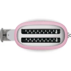 Brödrost, 4 skivor, Långa fack, Rosa - Smeg