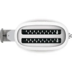 Brödrost, 4 skivor, Långa fack, Vit - Smeg