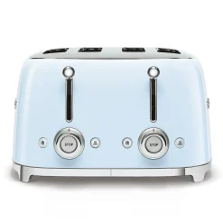 Brödrost, 4 skivor, Pastellblå - Smeg