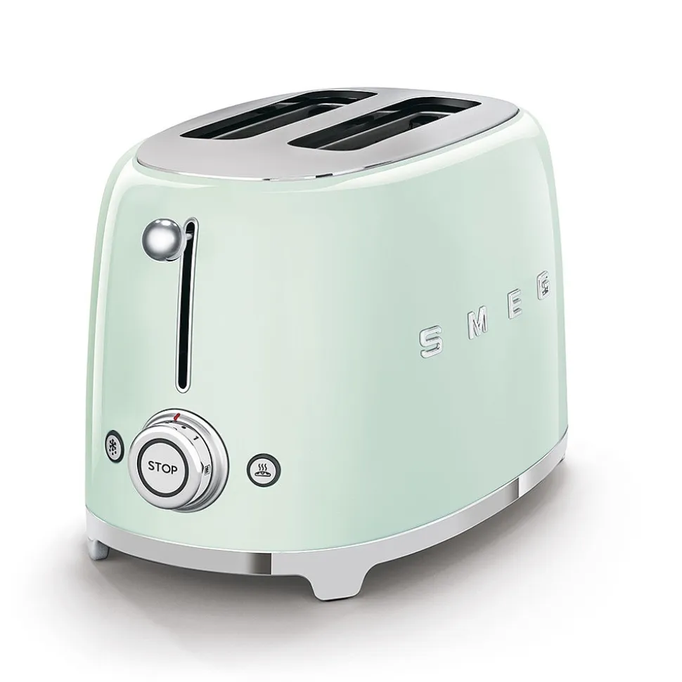 Brödrost, 2 skivor, Pastellgrön - Smeg
