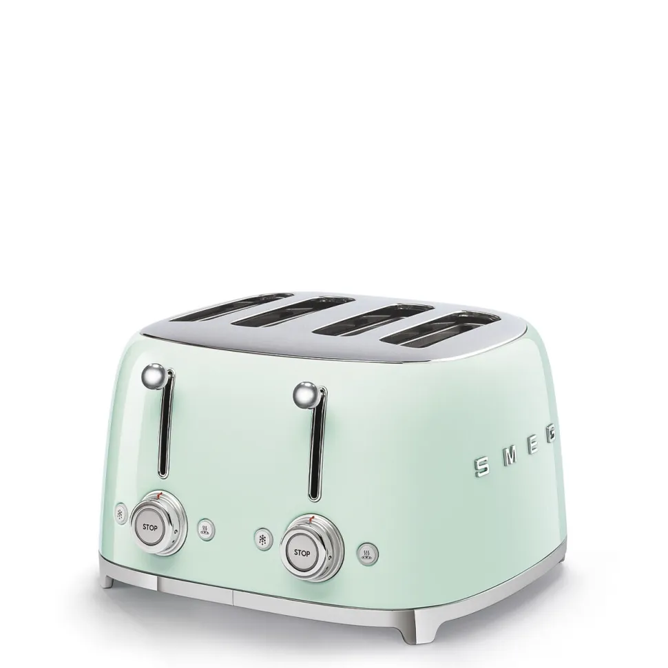 Brödrost, 4 skivor, Pastellgrön - Smeg
