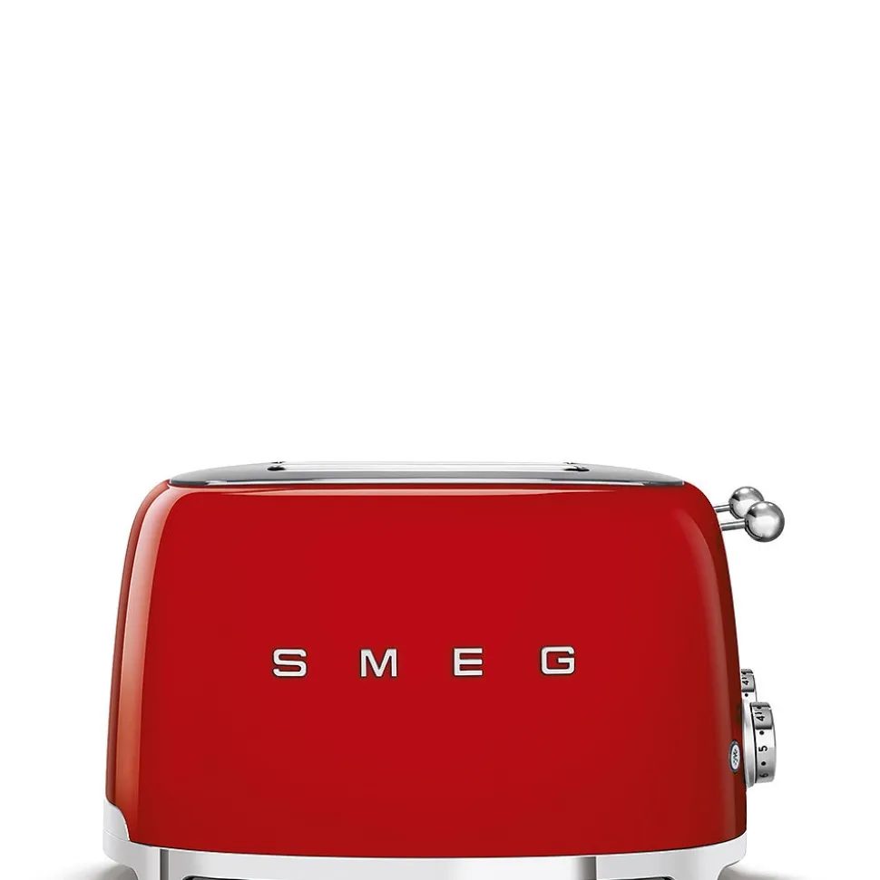 Brödrost, 4 skivor, Röd - Smeg