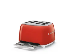 Brödrost, 4 skivor, Röd - Smeg