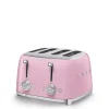 Brödrost, 4 skivor, Rosa - Smeg
