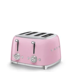 Brödrost, 4 skivor, Rosa - Smeg