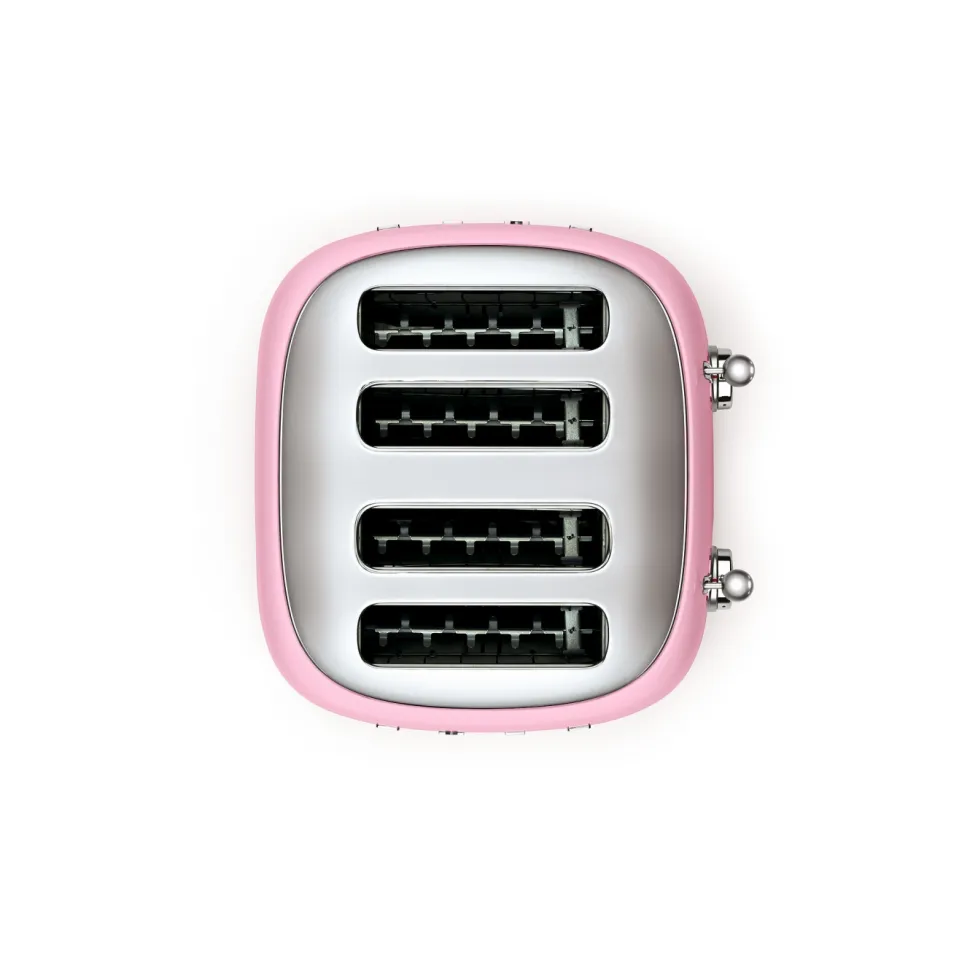 Brödrost, 4 skivor, Rosa - Smeg